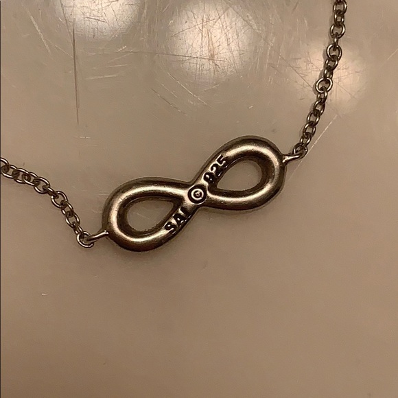 • Diamond Infinity Necklace • - Picture 4 of 6